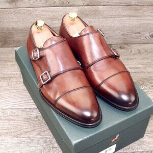 * NIB * $450 Pastori DI BIANCO Remus US 9 M Italian Monkstrap t * add $15 Trees